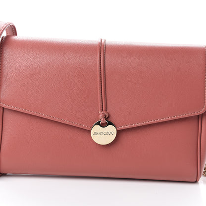 Jimmy Choo Grainy Calfskin Crossbody Bag Rosewood 6 of 8