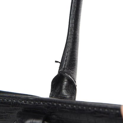 Gucci Monogram Horsebit Chain Shoulder Bag Black 12 of 13