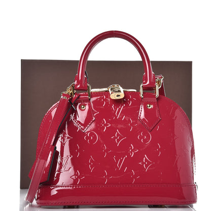 Louis Vuitton Vernis Alma BB Rose Indien 9 of 9