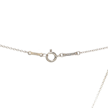 Tiffany Sterling Silver 14mm Elsa Peretti Open Heart Pendant Necklace 4 of 5