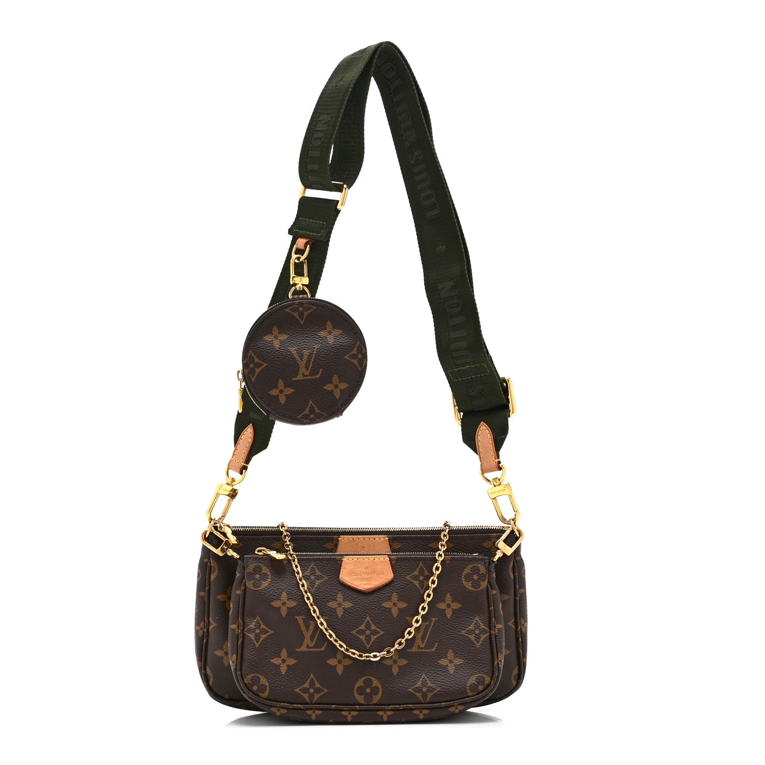Louis Vuitton Monogram Multi Pochette Accessories Kaki 1 of 11