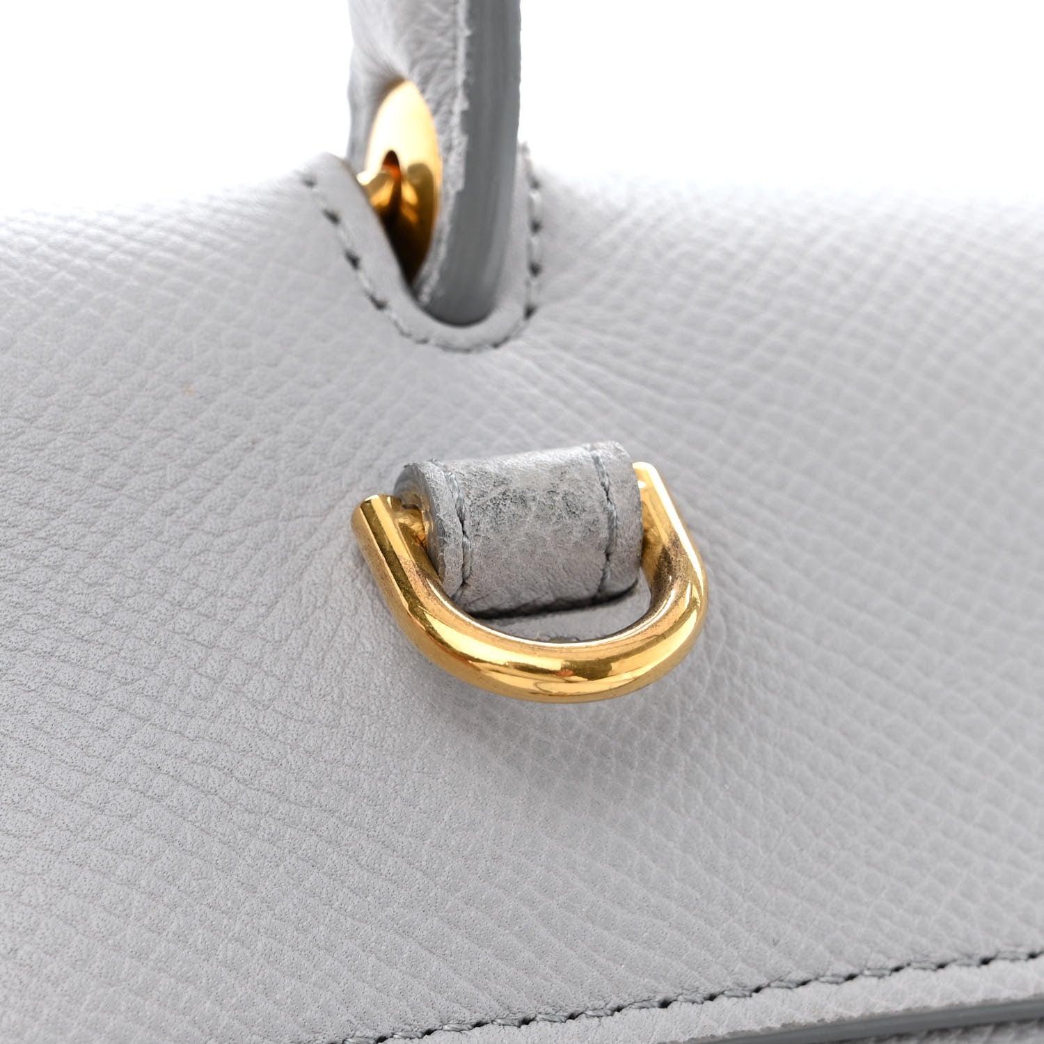 Celine Grained Calfskin Micro Belt Bag Cloud 13 of 14