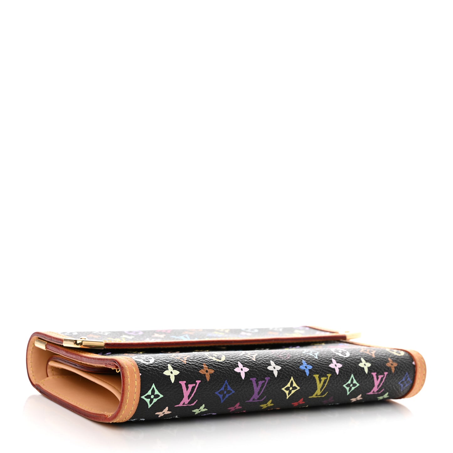 Monogram Multicolor Porte Tresor International Wallet Black