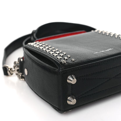 Alexander McQueen Grained Calfskin Studded Box Shoulder Bag 16 Black 7 of 8