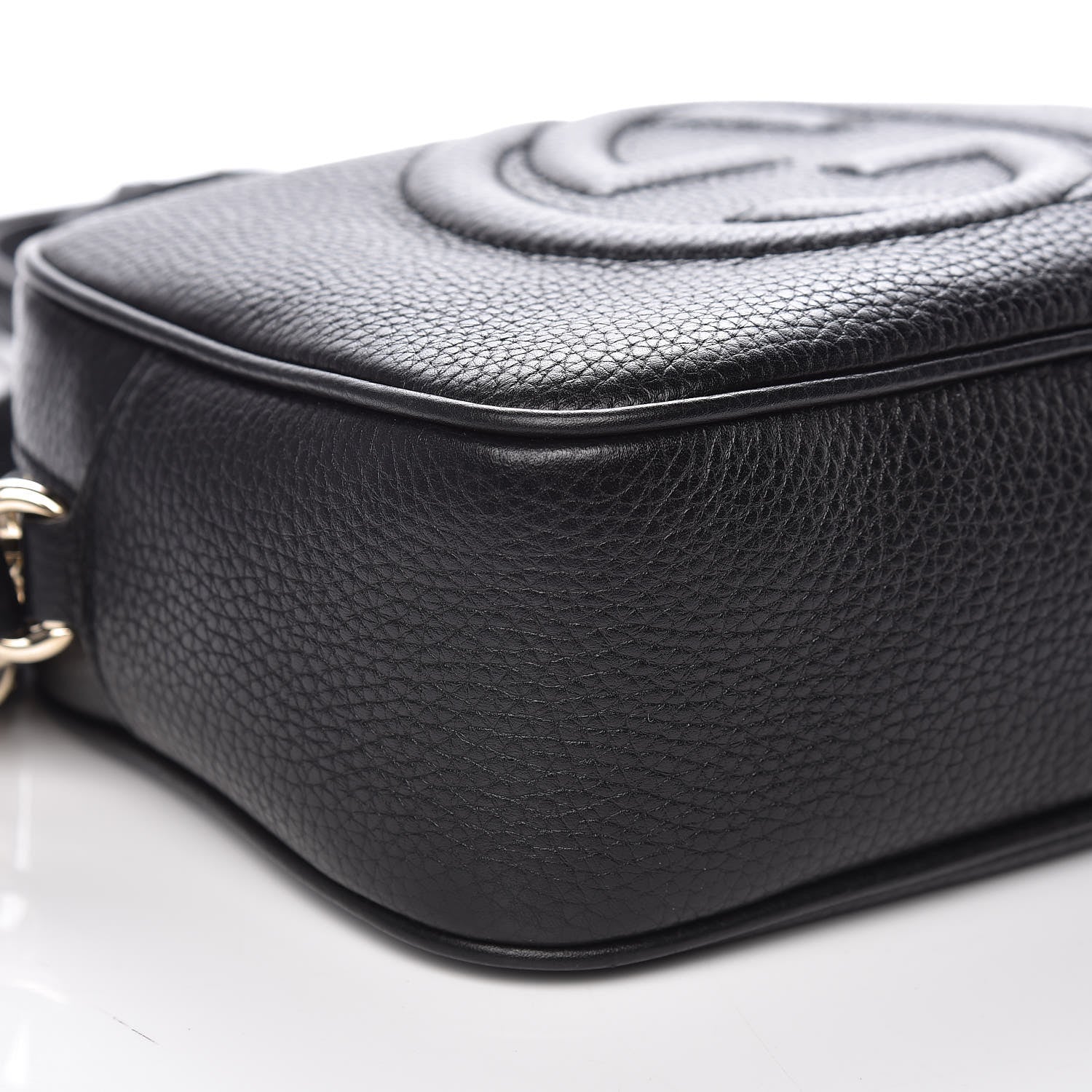 Gucci Pebbled Calfskin Small Soho Disco Bag Black 8 of 9