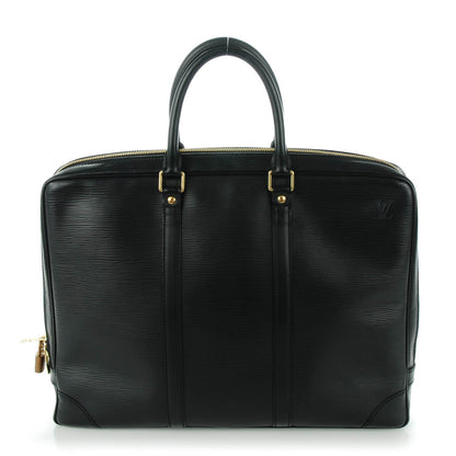 Louis Vuitton Epi Porte-Documents Voyage Briefcase Black 1 of 7