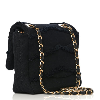 Chanel Denim Coco Flap Black 4 of 11