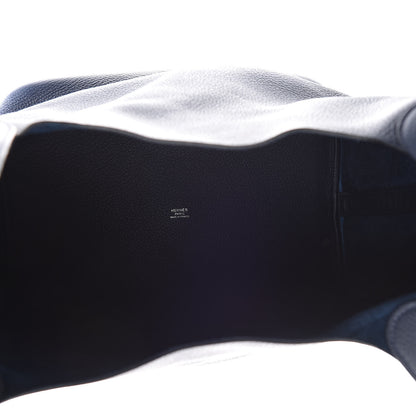 Hermes Taurillon Clemence Picotin Lock TGM Bleu Abysse 5 of 7