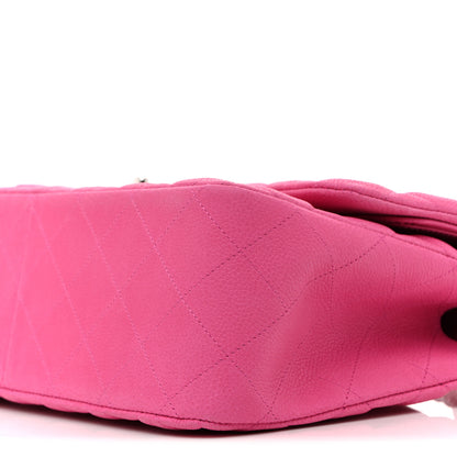 Chanel Iridescent Caviar Quilted Jumbo Double Flap Pink 19 of 19
