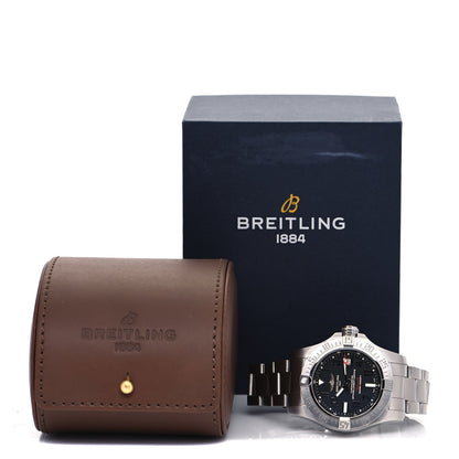 Breitling Stainless Steel 45mm Avenger Seawolf Automatic Watch Blue A17331 3 of 5