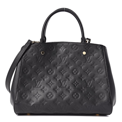 Louis Vuitton Empreinte Montaigne MM Black 1 of 11