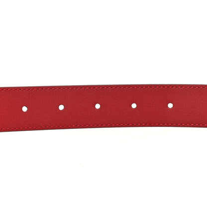 Gucci Plutone Calfskin Double G 30mm Belt 75 30 Rosso 4 of 4