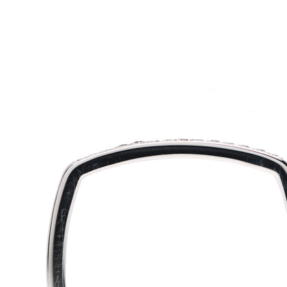 Tiffany 18K White Gold Diamond Frank Gehry Micro Ring 52 6 5 of 6