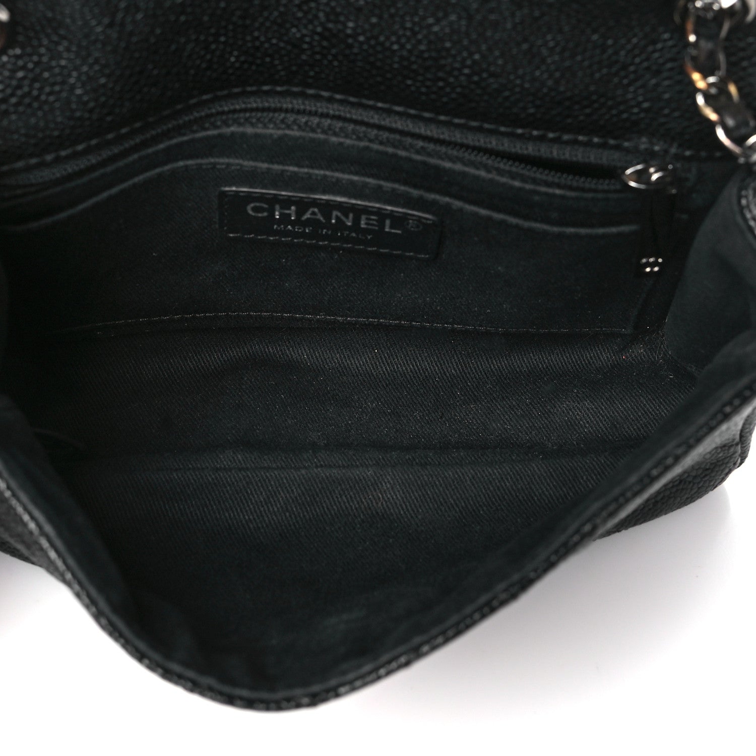Chanel Caviar Small Natural Beauty Flap Black 5 of 11