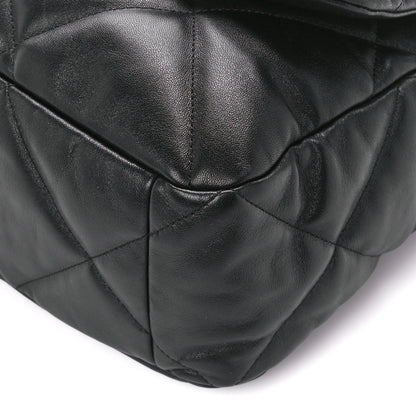 Chanel Goatskin Quilted Maxi Chanel 19 Flap Black 9 of 9