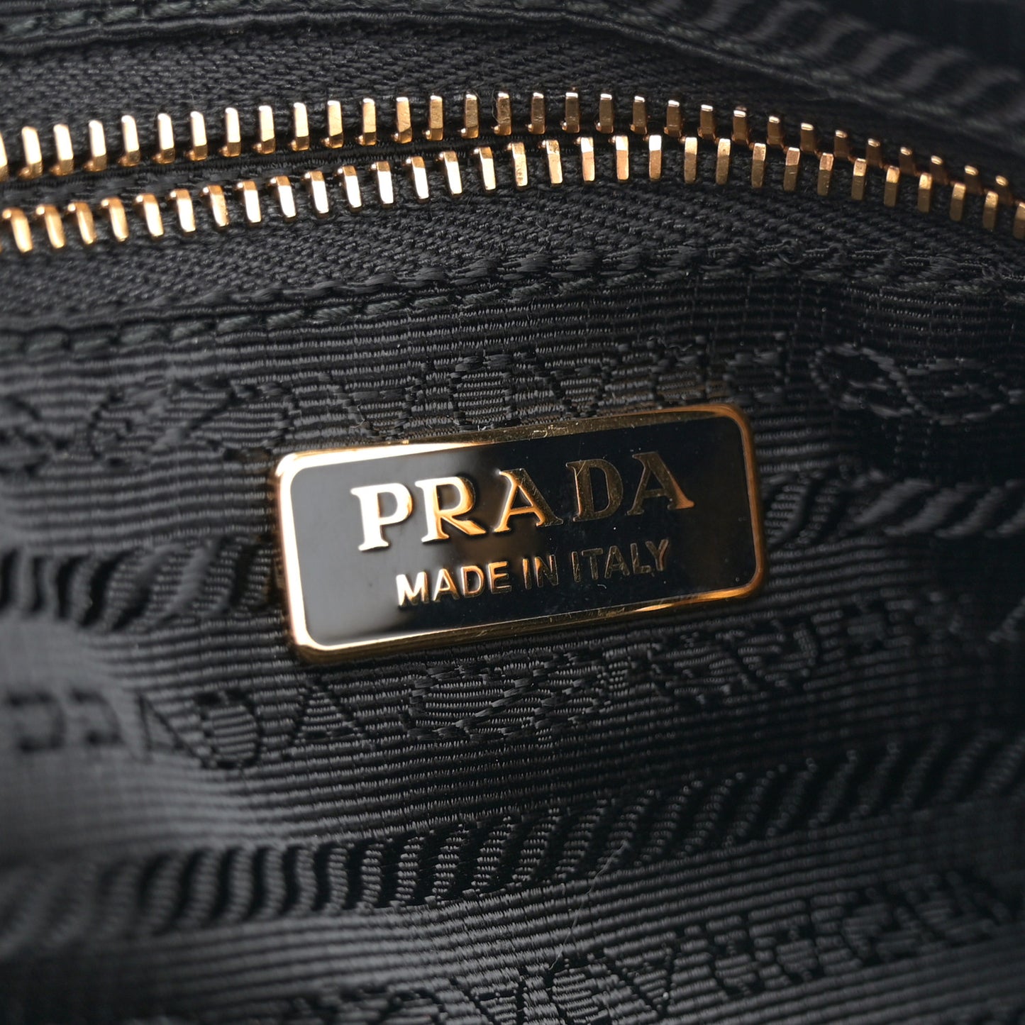 Re-Nylon Saffiano Pouch Black