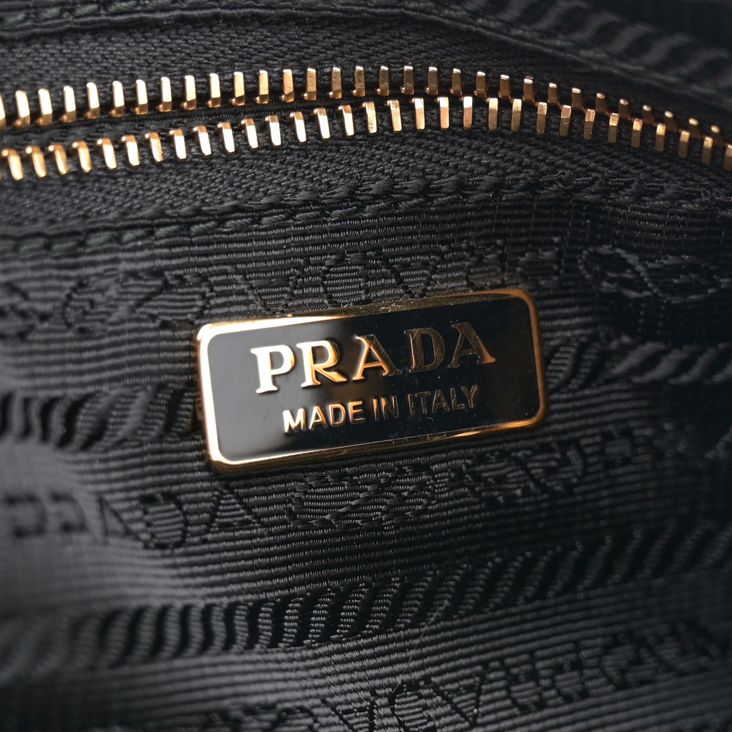 Prada Re-Nylon Saffiano Pouch Black 6 of 9