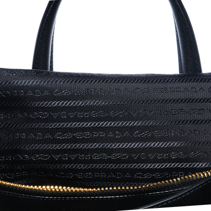 Prada Saffiano Soft Triple Pocket Tote Nero Black 8 of 10