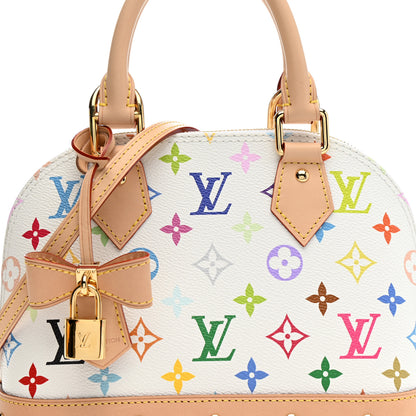 Louis Vuitton LV x TM Monogram Multicolor Alma BB White 8 of 14