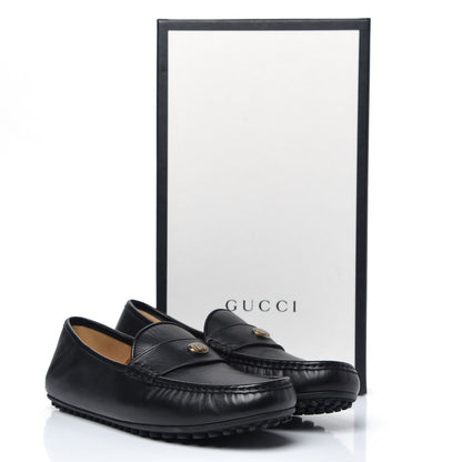 Gucci Nappa Mens Driver Loafers 8 Black 9 of 9
