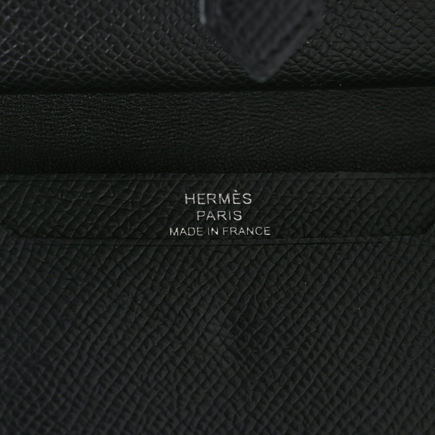 Hermes Epsom Mini Bearn Wallet Black 6 of 7