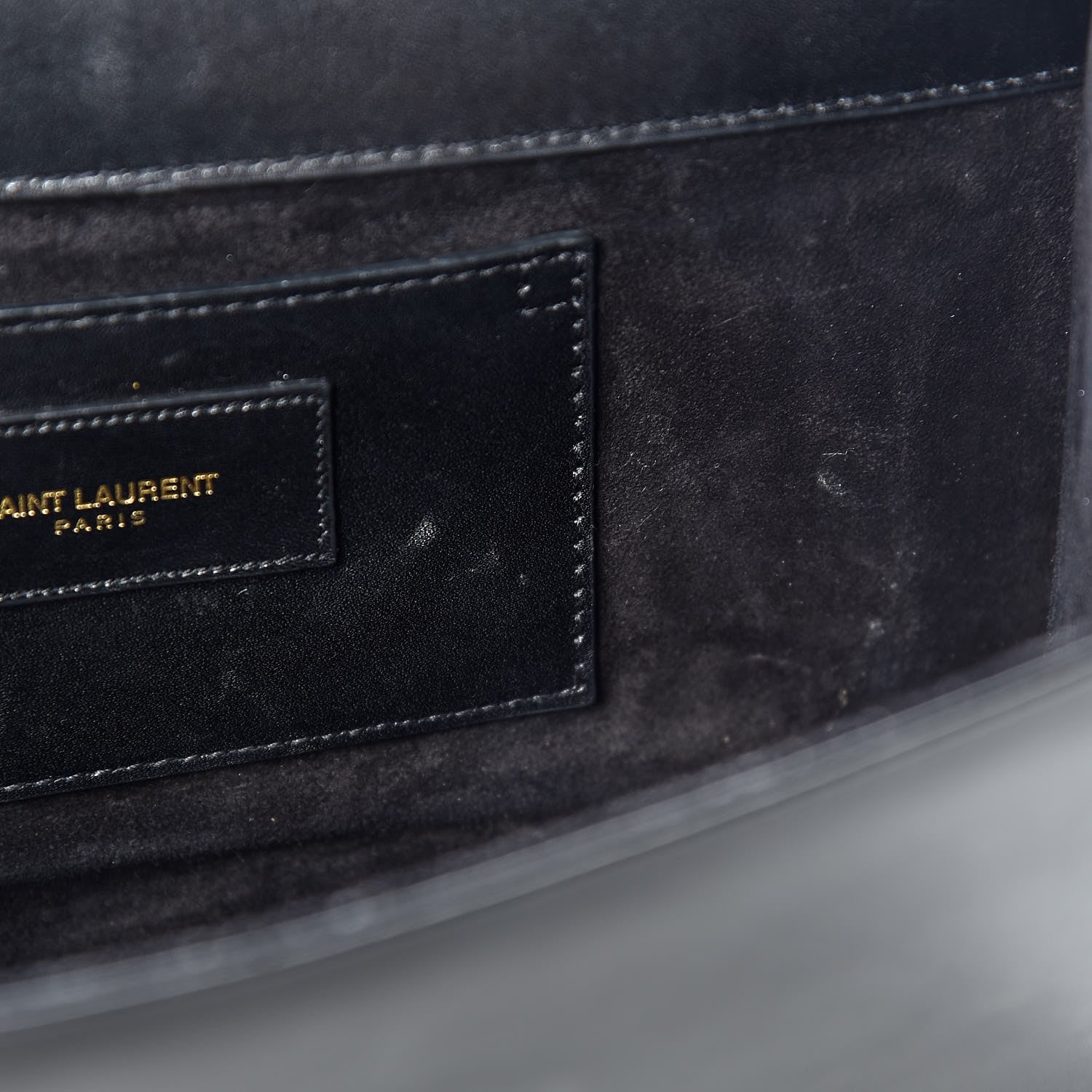 Saint Laurent Smooth Calfskin Medium Classic Monogram Kate Tassel Satchel Black 8 of 10