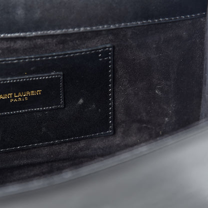 Saint Laurent Smooth Calfskin Medium Classic Monogram Kate Tassel Satchel Black 8 of 10