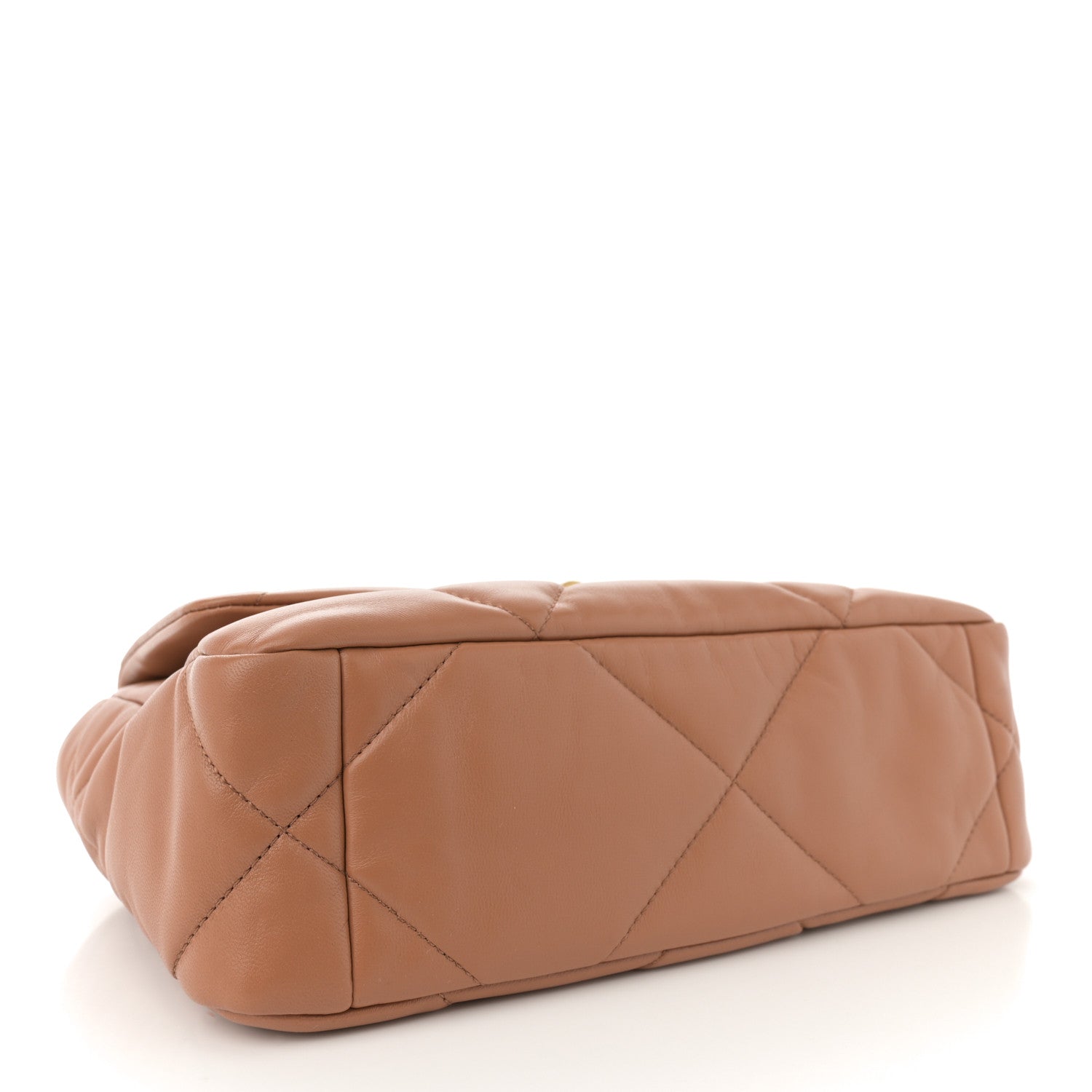 Chanel Lambskin Quilted Medium Chanel 19 Flap Brown 4 of 10