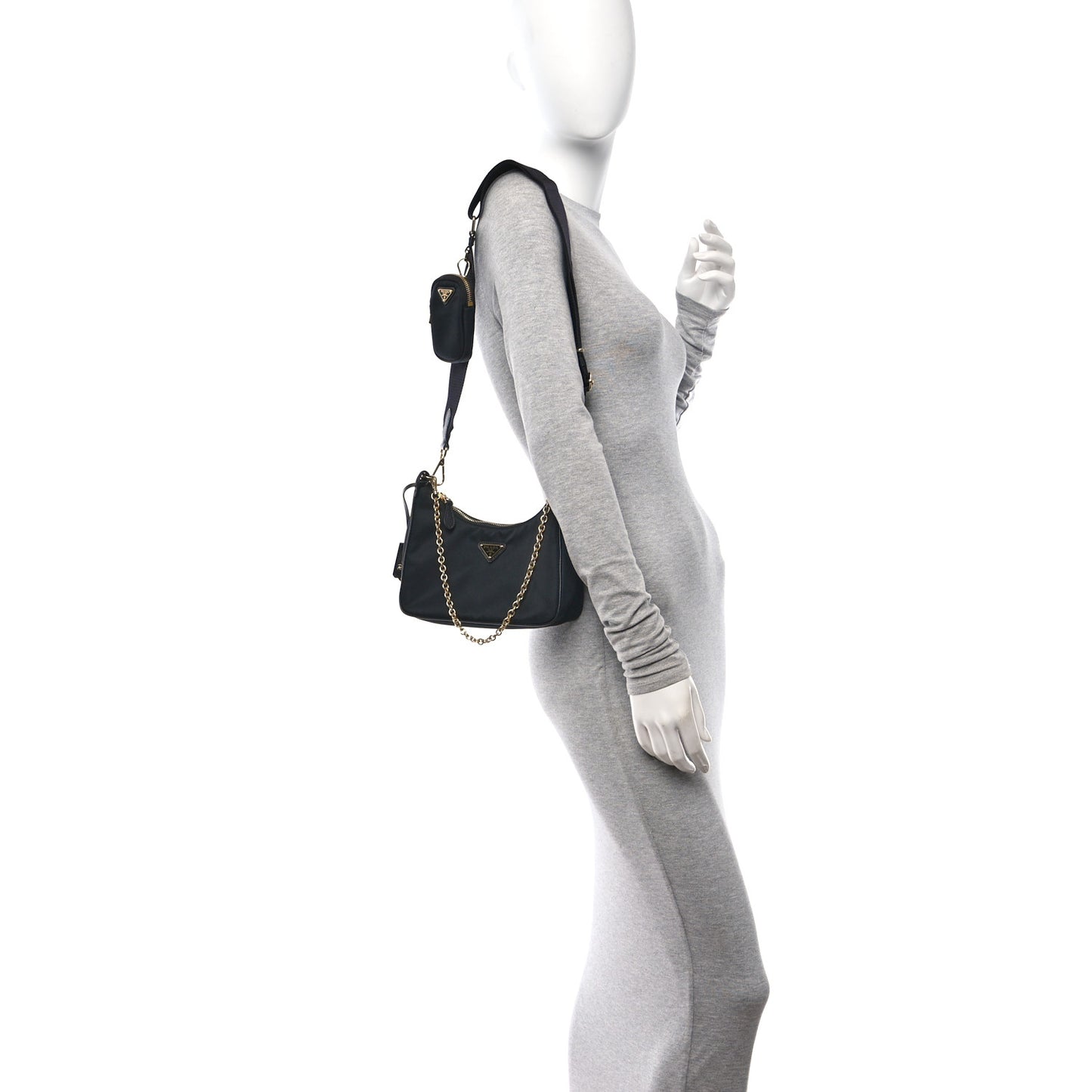 Nylon Re-Edition 2005 Shoulder Bag Black