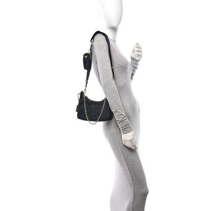 Prada Nylon Re-Edition 2005 Shoulder Bag Black 2 of 10
