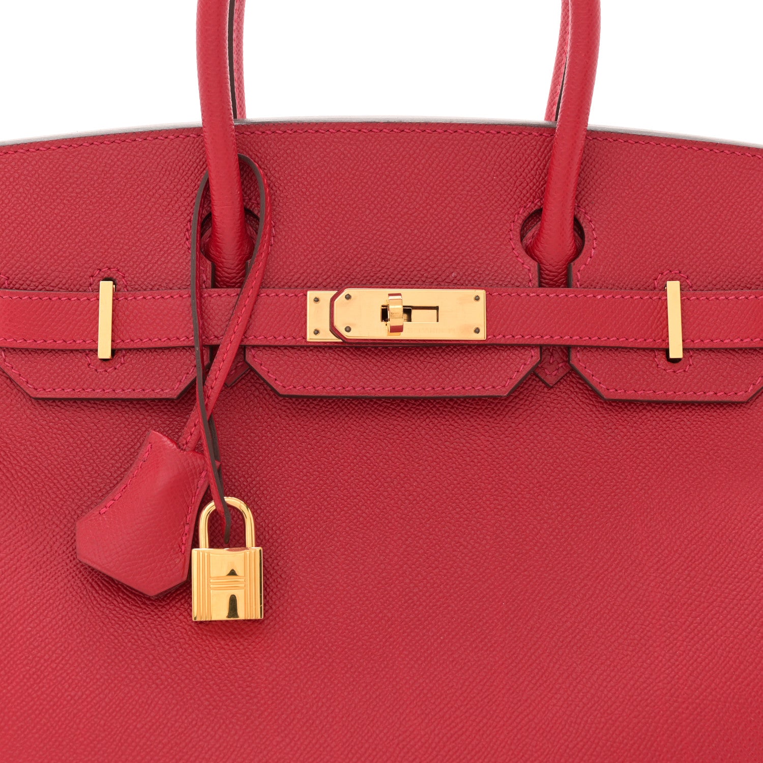Hermes Epsom Birkin 30 Rouge Casaque 8 of 13