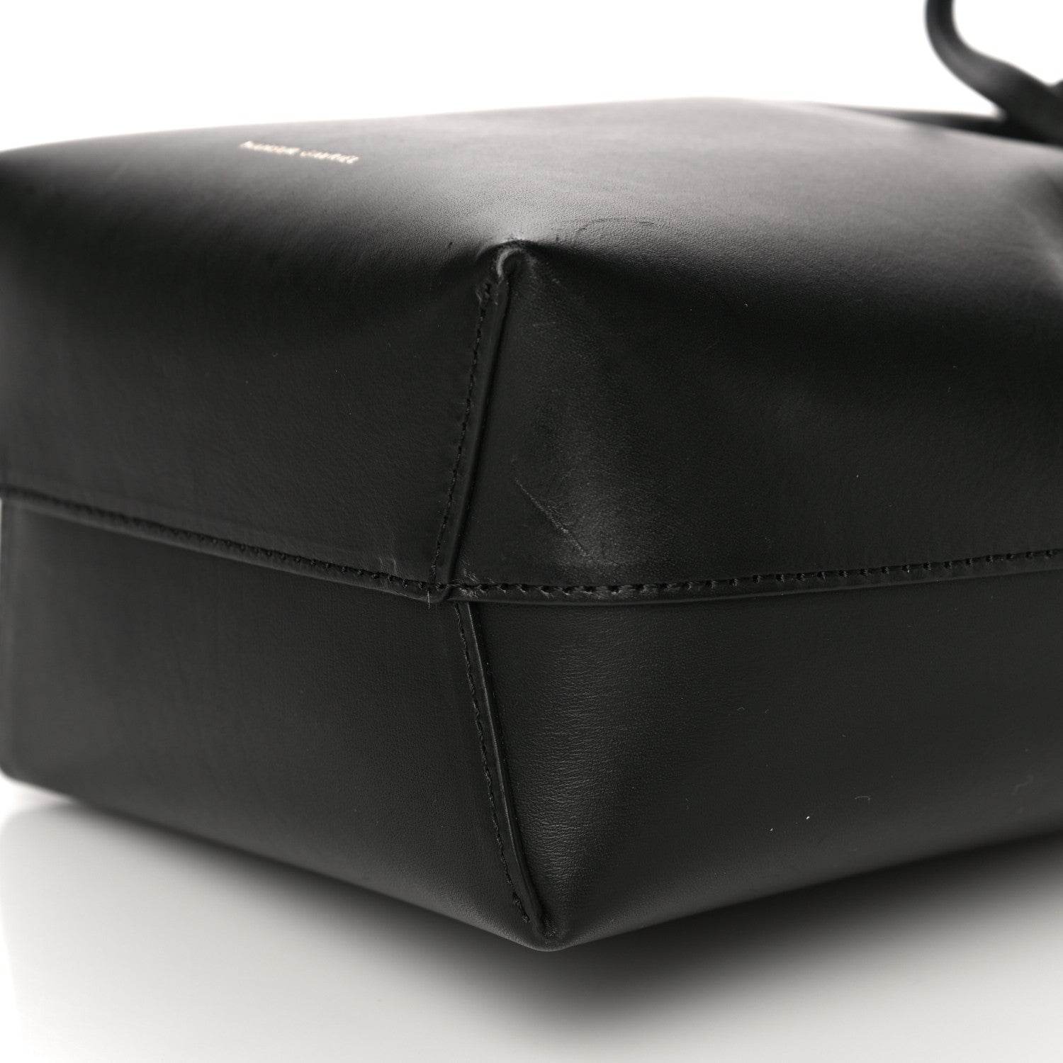 Mansur Gavriel Calfskin Mini Mini Bucket Bag Black Flamma 8 of 10