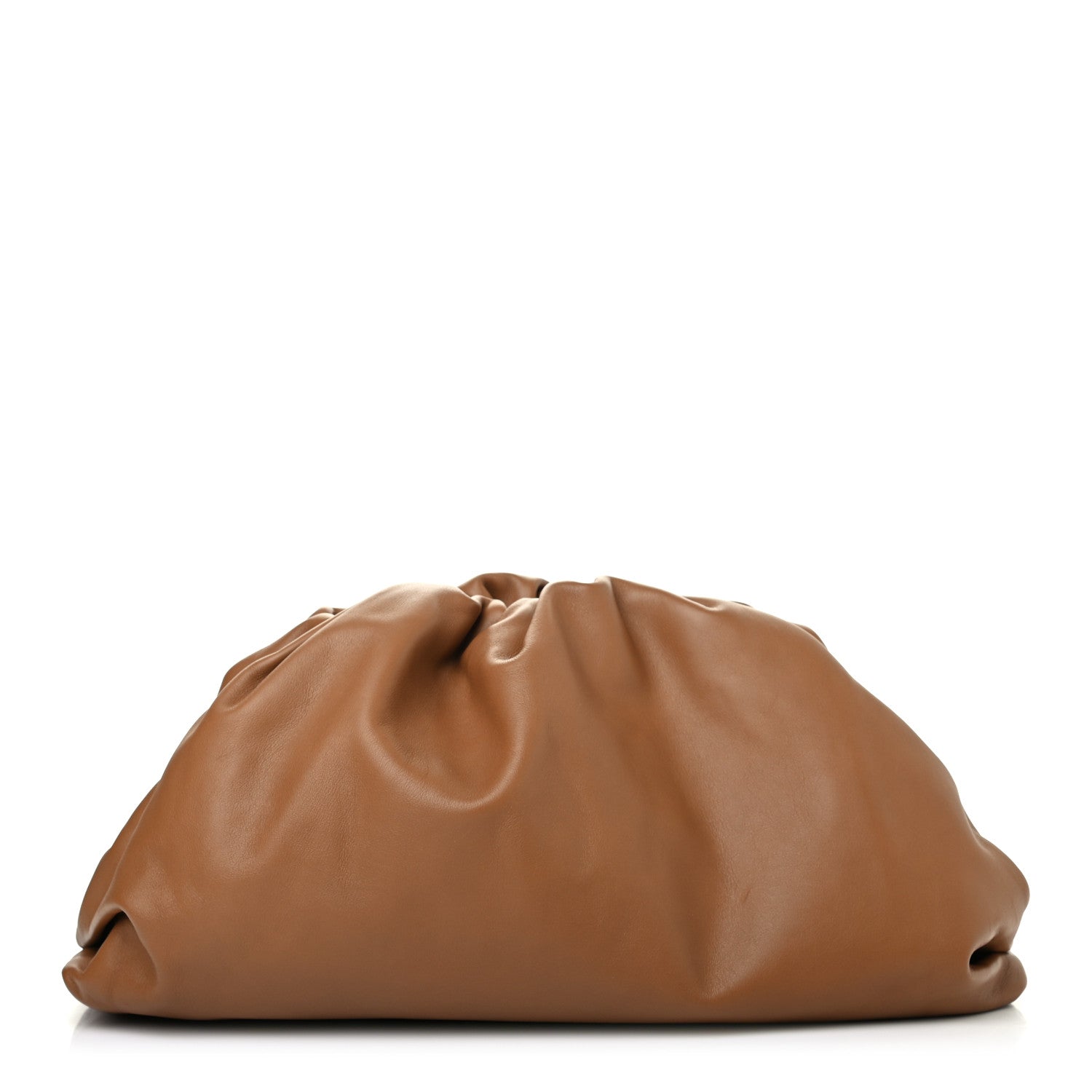Bottega Veneta Smooth Butter Calf The Pouch Oversized Clutch Cammello 1 of 8
