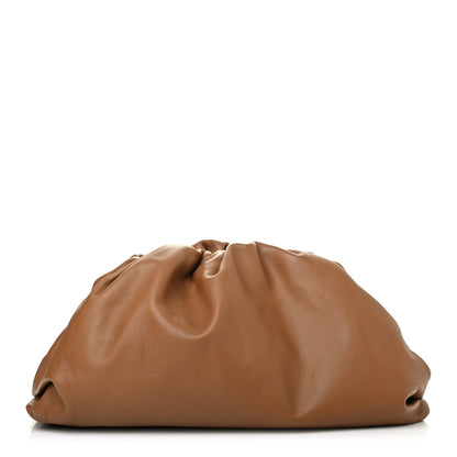 Bottega Veneta Smooth Butter Calf The Pouch Oversized Clutch Cammello 1 of 8