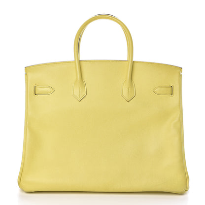 Hermes Epsom Birkin 35 Lime 4 of 38