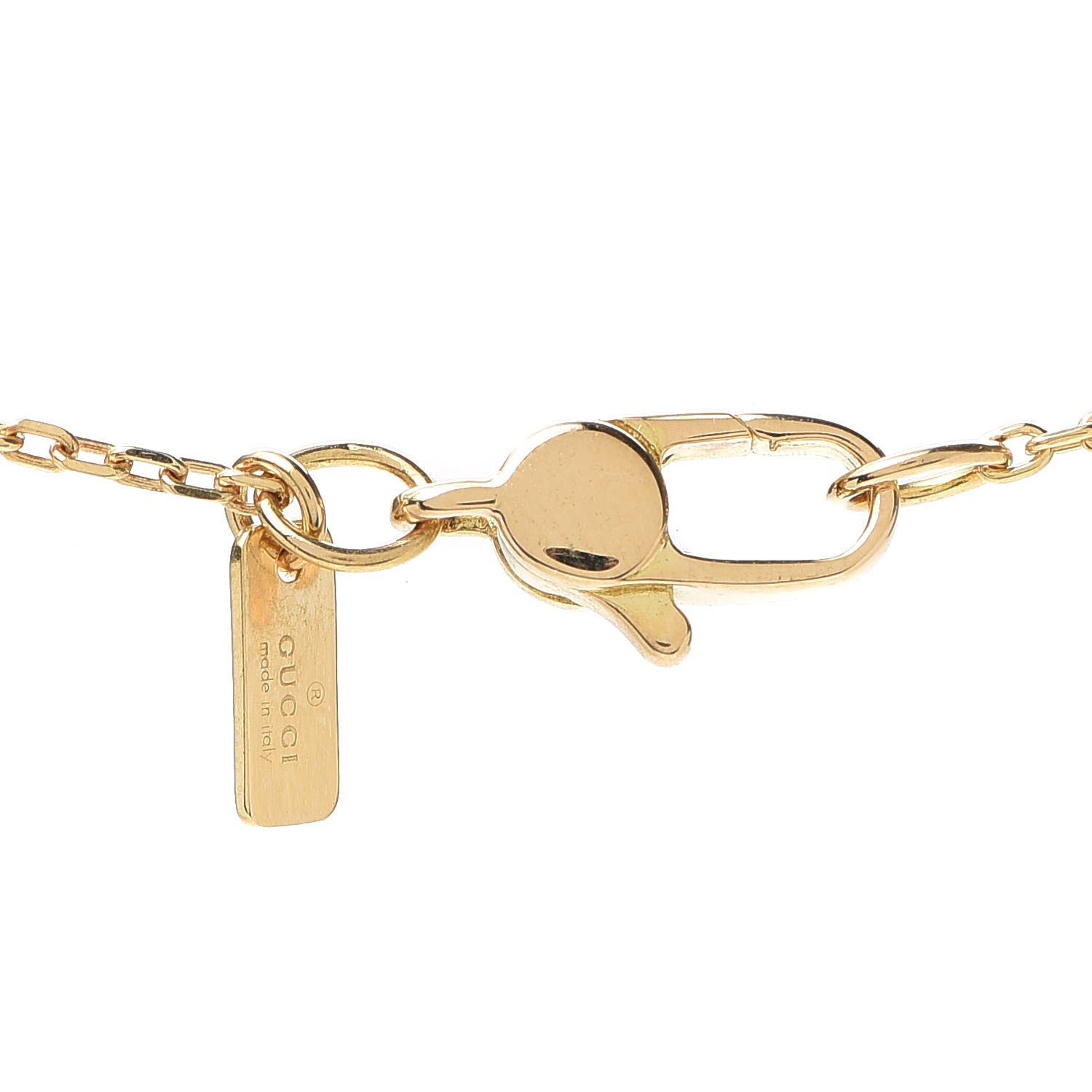 Gucci 18K Yellow Gold Icon Twirl Necklace 5 of 8
