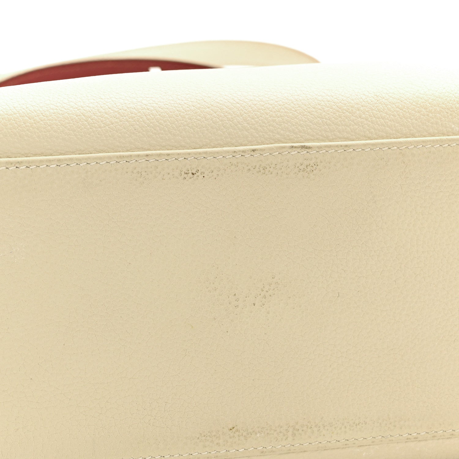 Hermes Togo Au Galop Kelly Retourne 32 Craie Rouge H Fauve Black 15 of 15