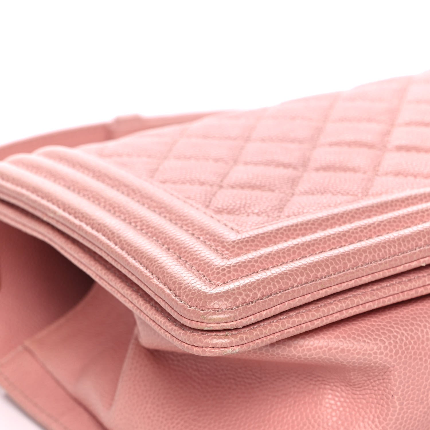 Chanel Caviar Quilted Medium Boy Flap Pink 8 of 13
