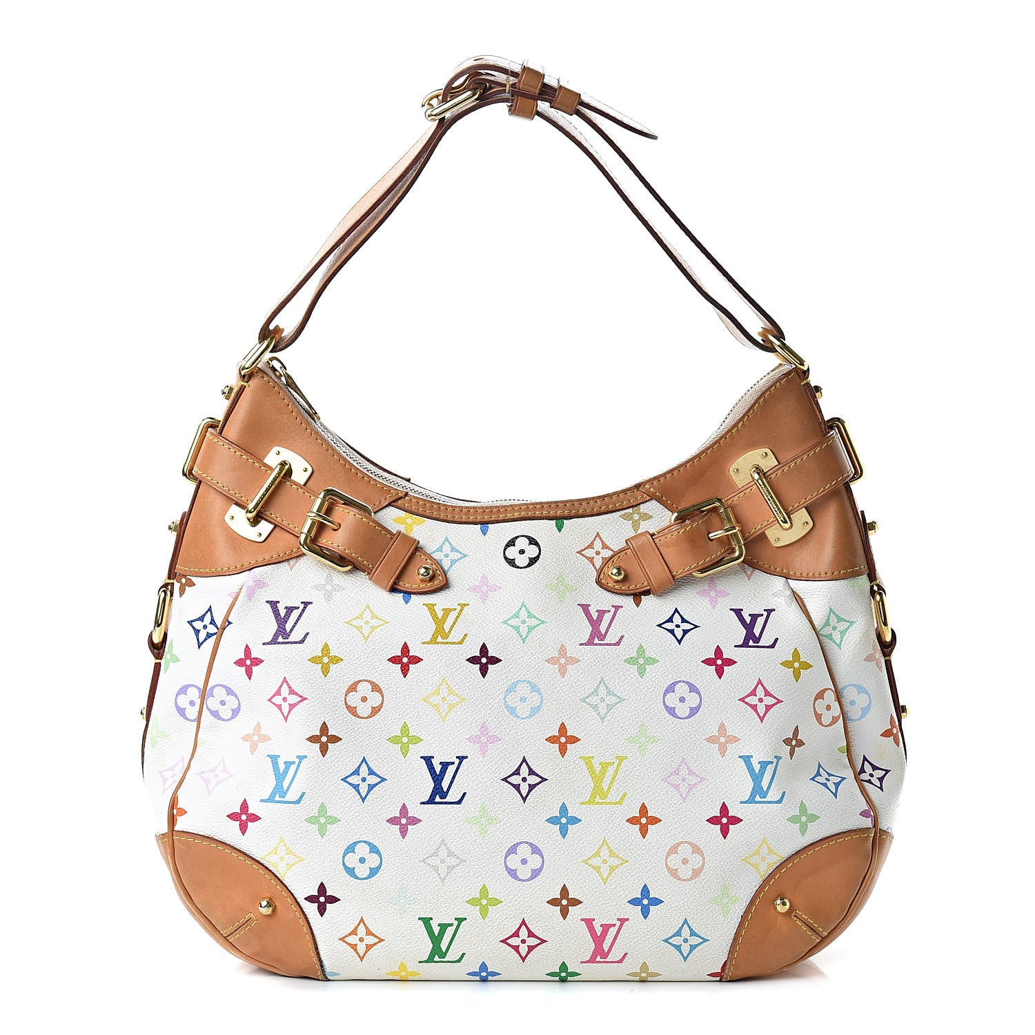 Louis Vuitton Monogram Multicolor Greta White 1 of 17