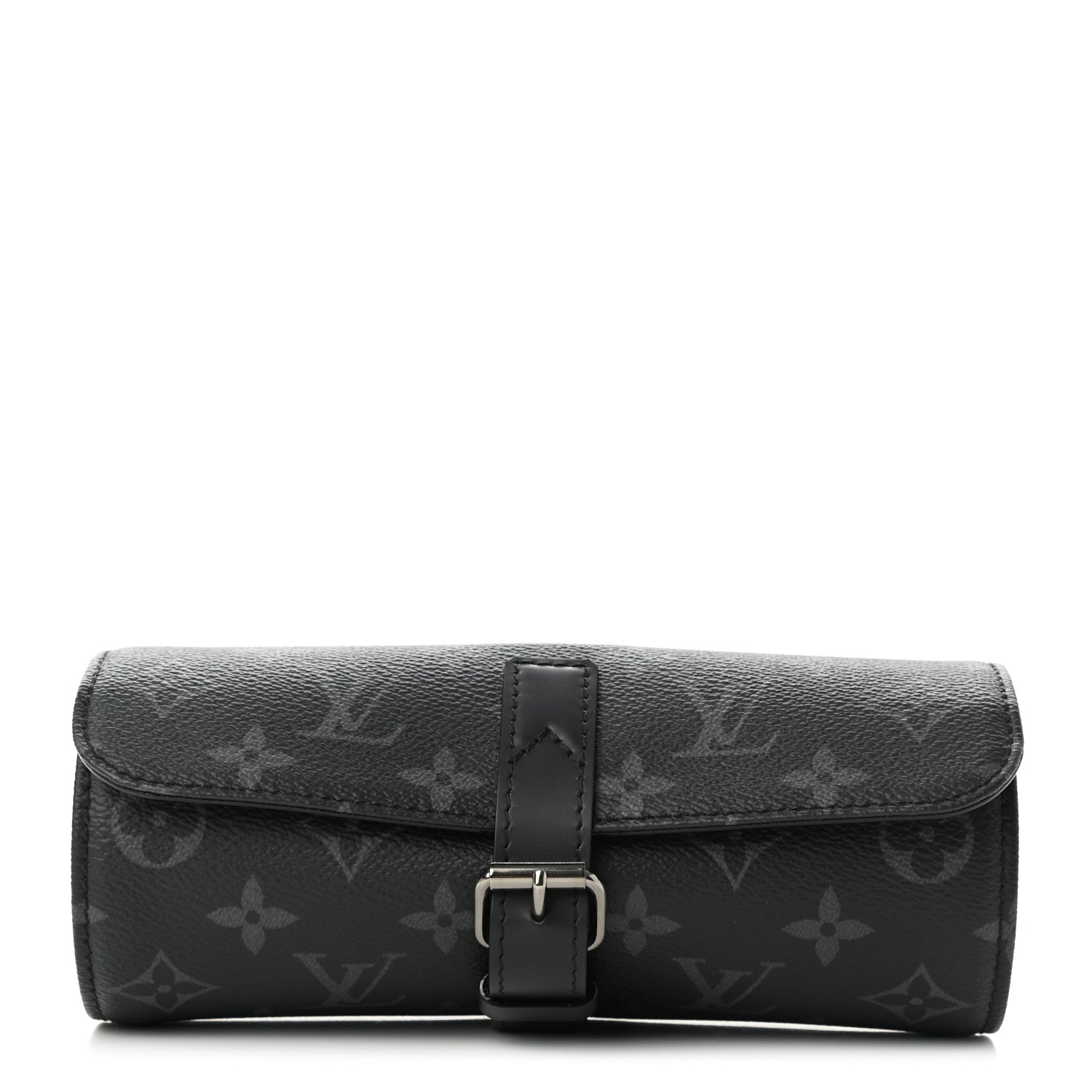 Louis Vuitton Monogram Eclipse 3 Watch Travel Case 3 of 7