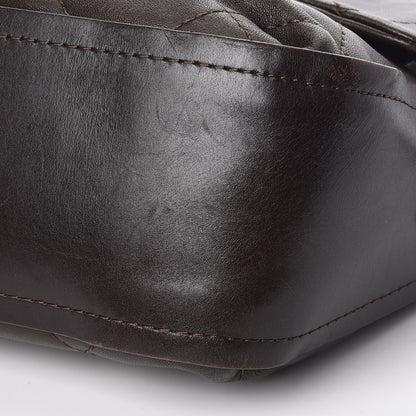 Chanel Lambskin Stitched Messenger Bag Brown 16 of 16