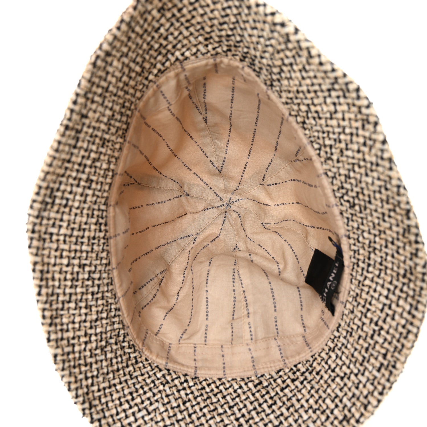 Chanel Tweed Bucket Hat 57 Beige 1856111 – FASHIONPHILE