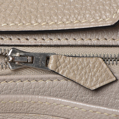 Hermes Taurillon Clemence Birkin 40 Gris Tourterelle 20 of 33