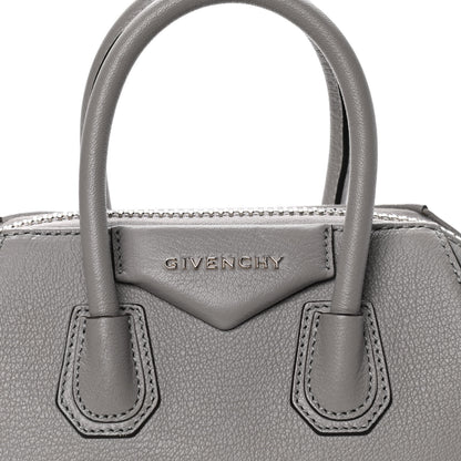 Givenchy Sugar Goatskin Mini Antigona Pearl Grey 7 of 9