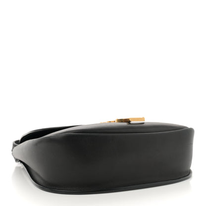 Saint Laurent Smooth Calfskin Monogram Medium Kaia Satchel Black 4 of 12