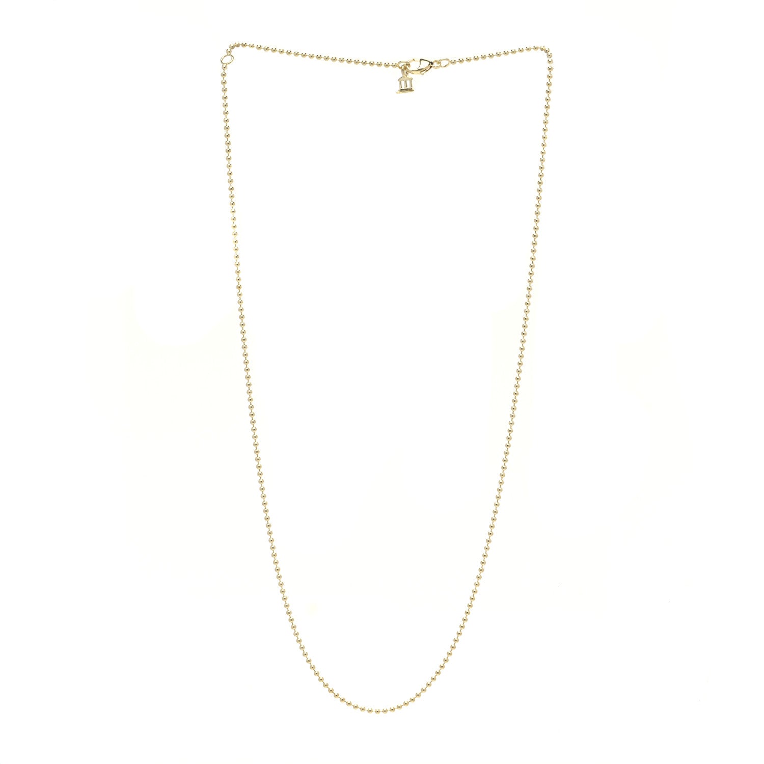 Temple St. Clair 18K Yellow Gold Ball Chain Necklace 18" 3 of 5