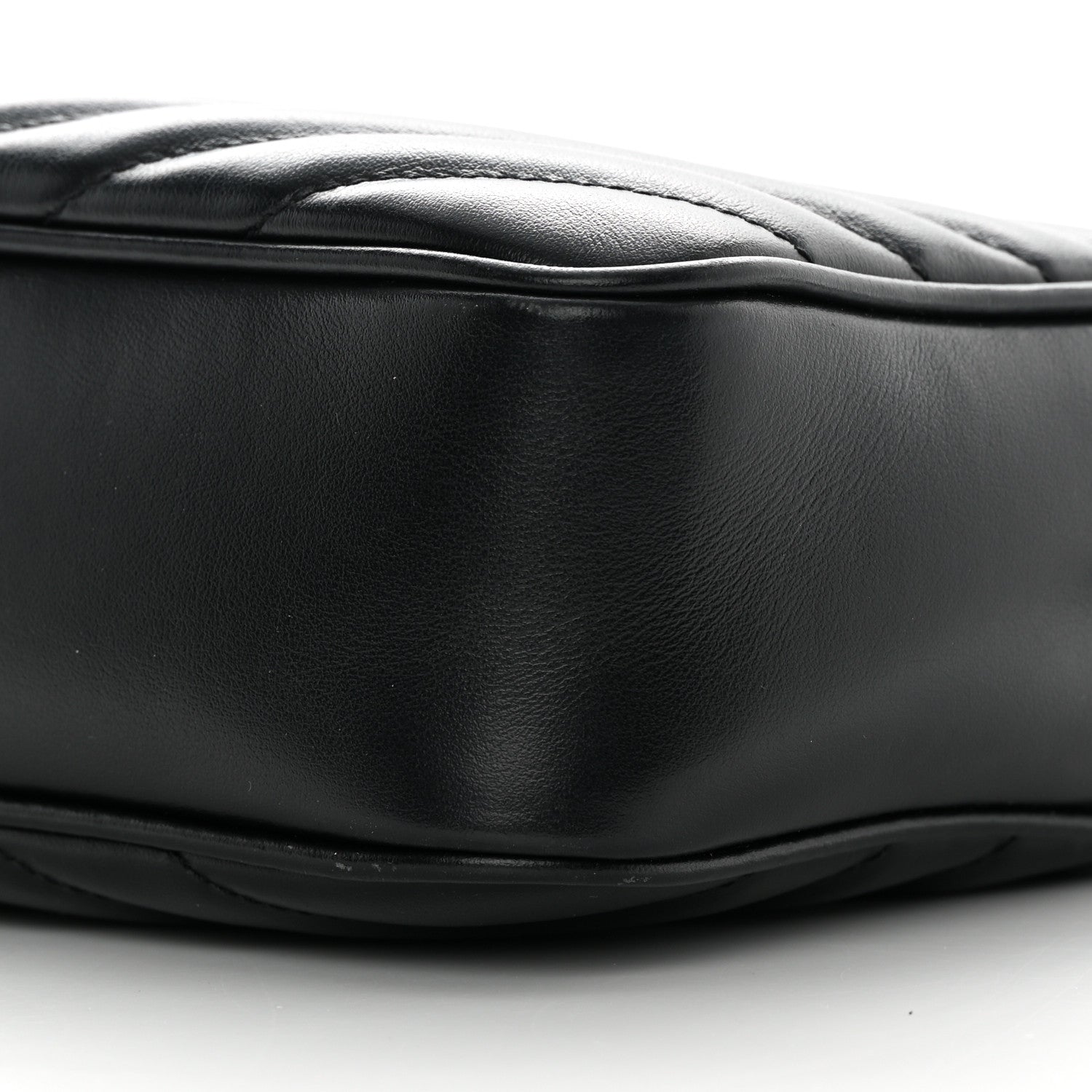 Saint Laurent Calfskin Matelasse Monogram Lou Camera Bag Black 10 of 17