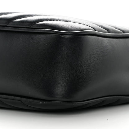 Saint Laurent Calfskin Matelasse Monogram Lou Camera Bag Black 10 of 17