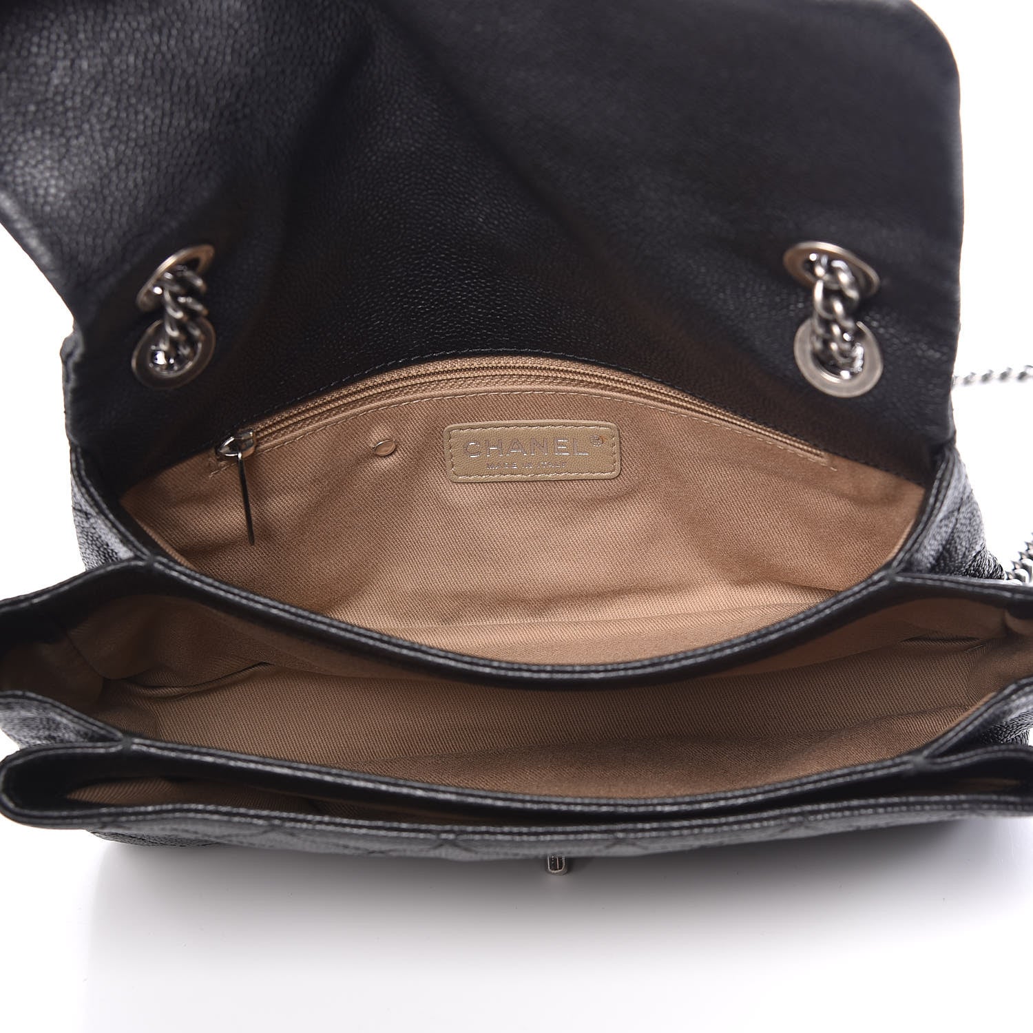 Chanel Caviar Quilted Medium Simply CC Flap Black 5 of 10
