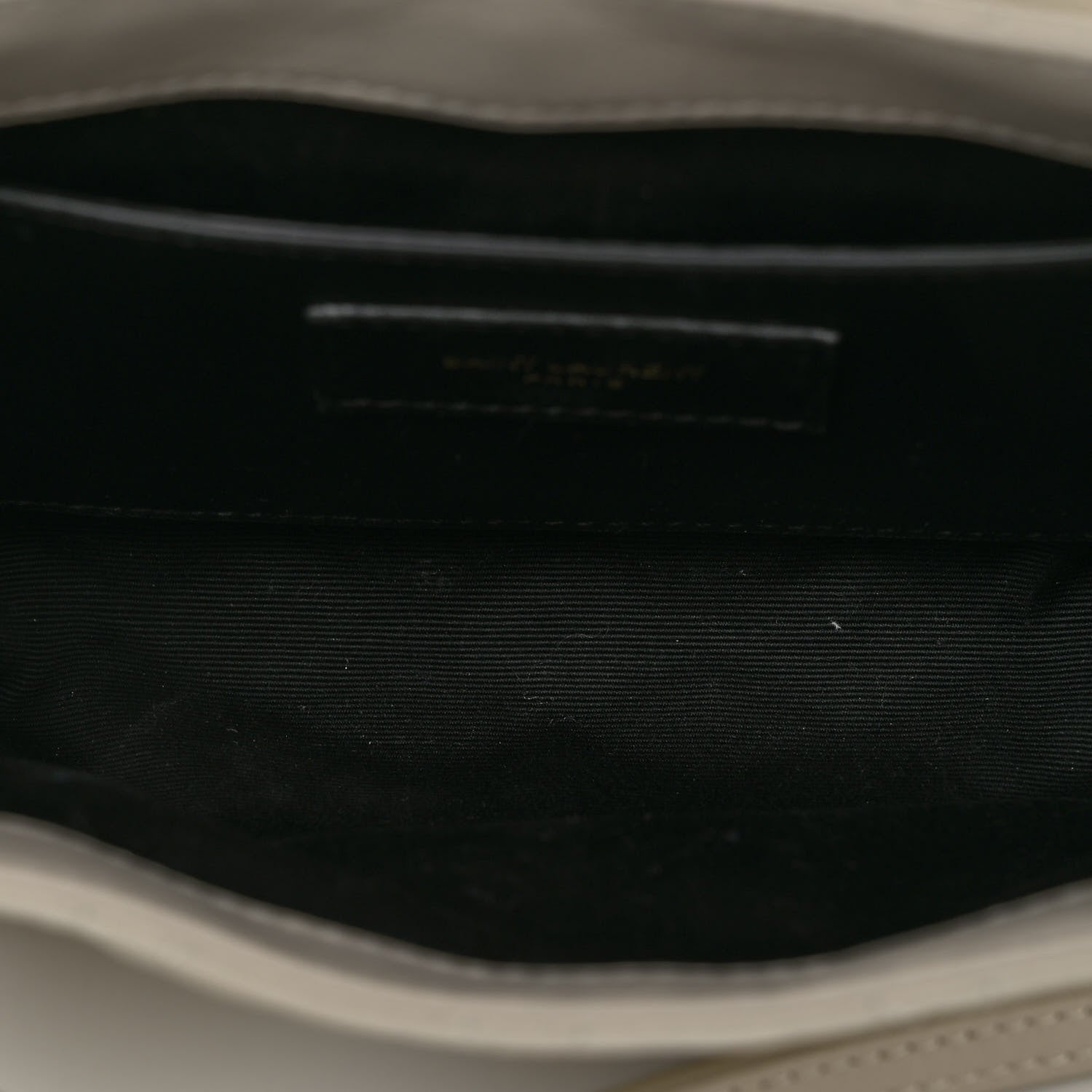 Saint Laurent Lambskin Quilted Monogram Mini Nolita Blanc Vintage 5 of 10
